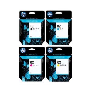 HP Patronen Set 10 und 82, C,M,Y,K für Designjet 500 / 800
