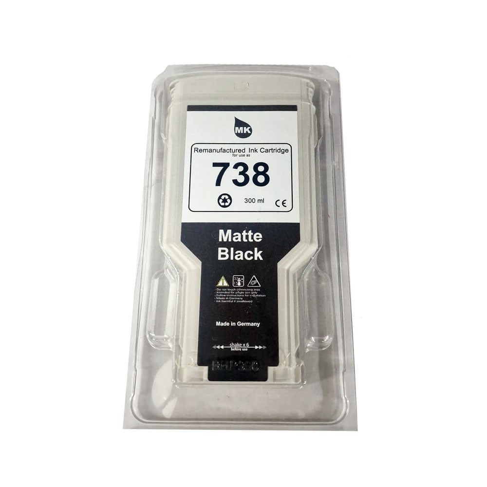 Patronen Set Nr. 738, 4 Farben C,M,Y,K, je 300ml – Bild 5